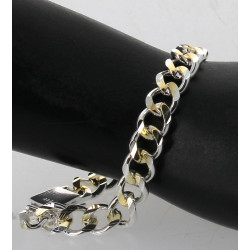 Bracelet maille gourmette en argent 925è