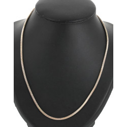 Chaîne maille serpent en argent 925ème, 