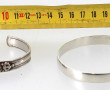 Bracelet jonc en argent 925ème : on y jo