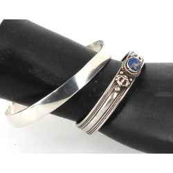 Bracelet jonc en argent 925ème : on y jo