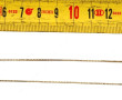 Chaîne en or jaune 750ème, poids 2,50 gr