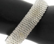 Bracelet argent 925ème à maille souple. 