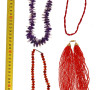 Lot de 4 colliers dont un en ambre et un