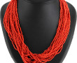 Lot de 4 colliers dont un en ambre et un