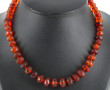 Lot de 4 colliers dont un en ambre et un