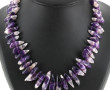 Lot de 4 colliers dont un en ambre et un