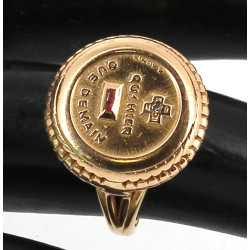 Bague en or 18 carats "+ qu'hier - que d