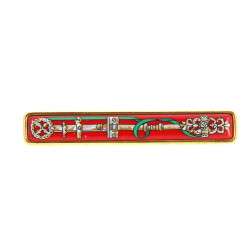 HERMES Paris - Broche barrette émaillée 