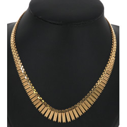 Collier draperie années 50 en or jaune 1