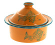 Plat à tajine couvert en céramique bleu 