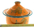 Plat à tajine couvert en céramique bleu 