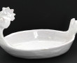 VALLAURIS - Plat en faïence décor de coq