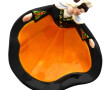 DESVRES - Coupelle en faïence polychrome