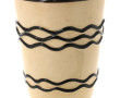 SAINT-CLEMENT - Vase en faïence à décor 