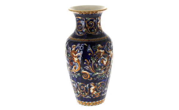 GIEN - Vase en faïence à décor Renaissan