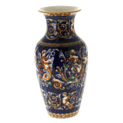 GIEN - Vase en faïence à décor Renaissan