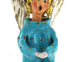 ANGELOT - Sujet en céramique polychrome,