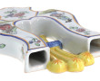 Vase cornets double en forme de lyre en 