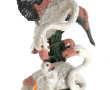 Groupe de trois flamands roses, sujet en