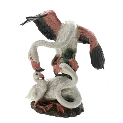 Groupe de trois flamands roses, sujet en