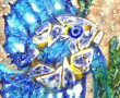 Jean Claude LE MAO - Tableau de 3 carrea