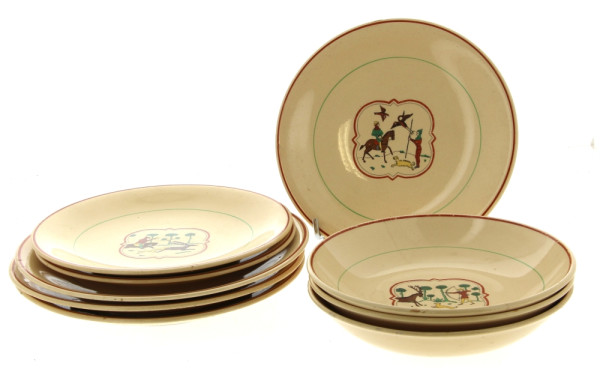 LUCE PARIS - 3 grandes assiettes, 3 assi