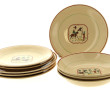 LUCE PARIS - 3 grandes assiettes, 3 assi