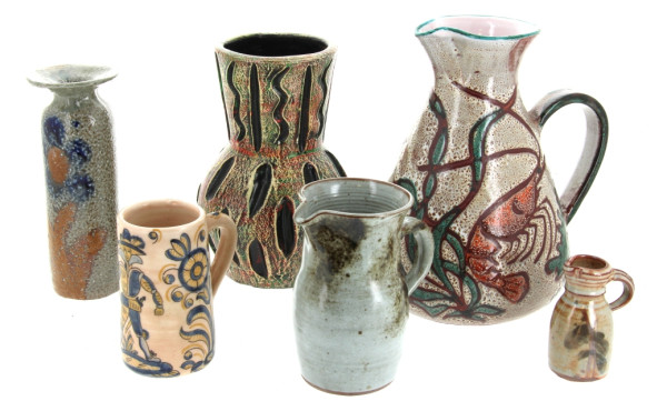 Lot de 6 céramiques années 60/70 : piche