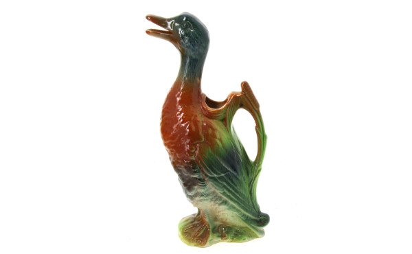 SAINT-CLEMENT - Pichet canard en faïence