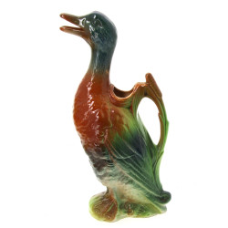 SAINT-CLEMENT - Pichet canard en faïence