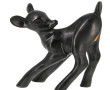BAMBI - Grand sujet en céramique émaillé