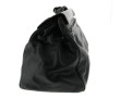 Sac de voyage en cuir noir, H 41 x L 55 