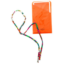 HERMES - Bracelet spaghetti de soie colo