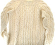 GERARD DAREL - Pull écru en laine 100%, 
