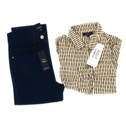 CAROLL - Lot de 2 articles : 1 pantalon 