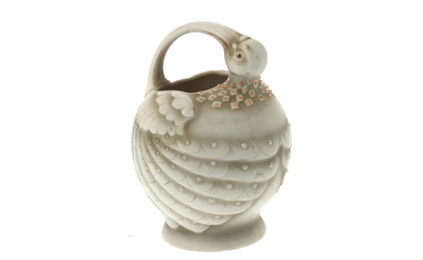 Original vase en porcelaine en forme d'I