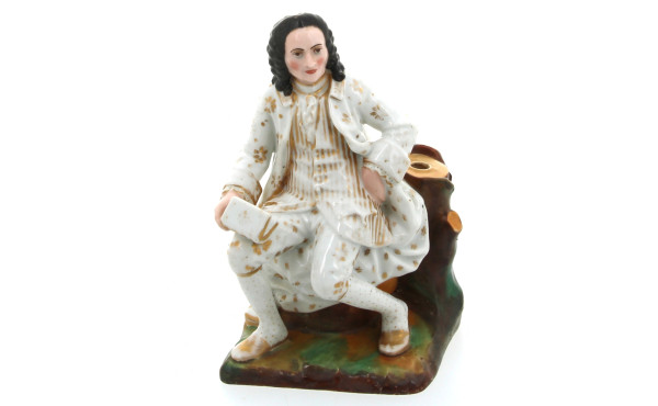 Encrier XIXe en forme de personnage du X