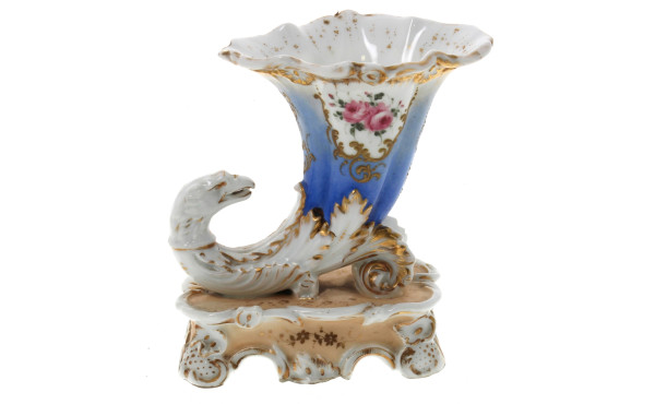 Porcelaine de PARIS XIXème - Vase en for