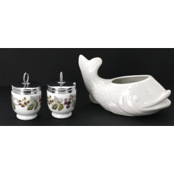 WORCESTER - Paire de cuit-œufs en porcel