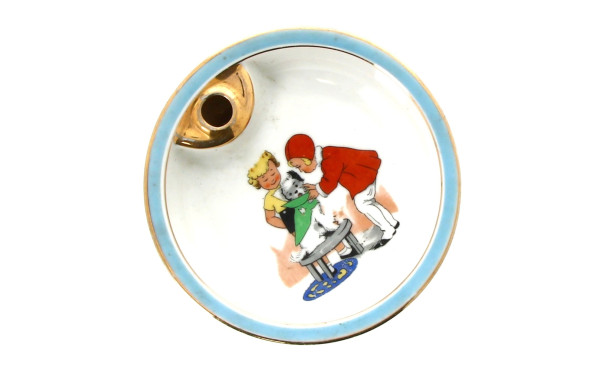 Assiette à bouillie des années 25/30 (sa