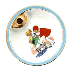 Assiette à bouillie des années 25/30 (sa