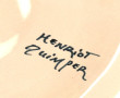 HENRIOT Quimper - Présentoir à œufs en f