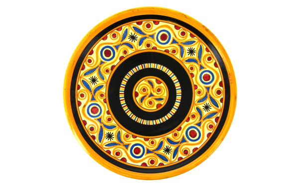 HB Quimper - Coupe en faïence motifs bro