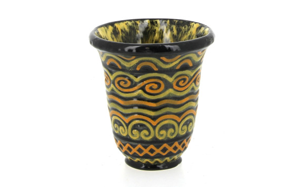 QUILLIVIC, HB Quimper - Vase en faïence 