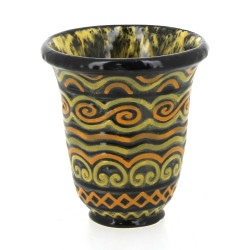 QUILLIVIC, HB Quimper - Vase en faïence 