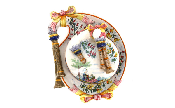 HR Quimper - Beurrier couvert en faïence