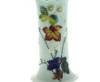 Vase en verre opalin à col mouvementé à 