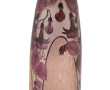 VAL - Vase Art Nouveau en verre détourré