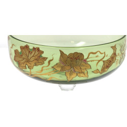 Coupe couverte ancienne sur piédouche, e