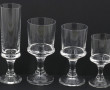 Service de verres à pied (qq traces blan